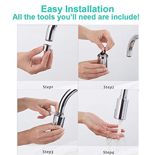 Smart Touchless Faucet Adapter for Kitchen and Bathroom,Automatic