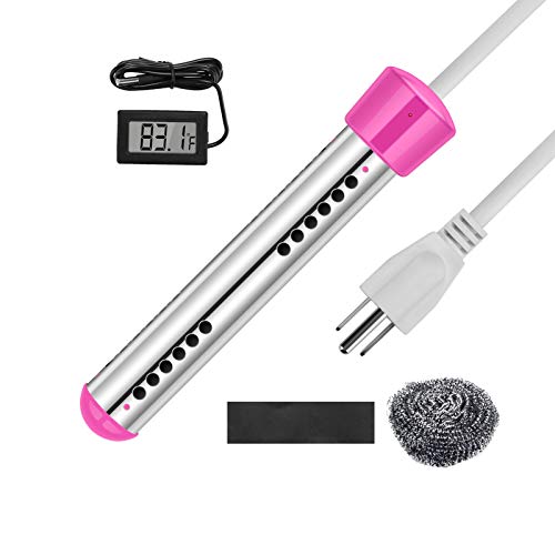 Immersion Electric Water Heater, Submersible Hot Water Warmer, Portable