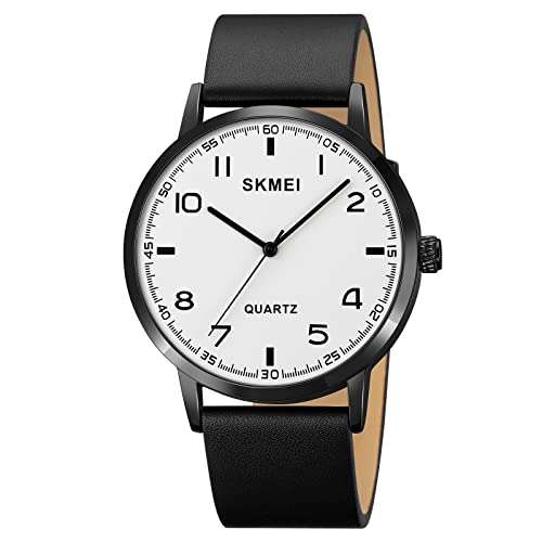 Fogitbok Analog Watch for Men, Ultra Thin Quartz Watches Men