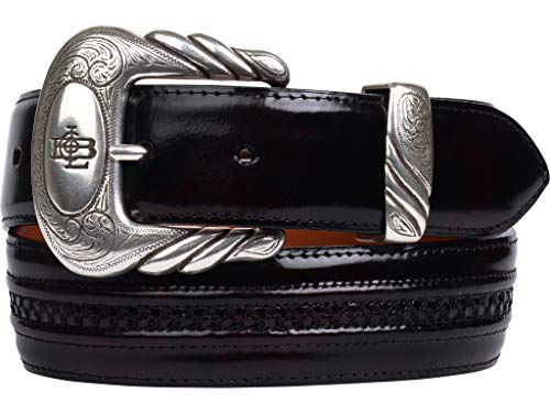 black cherry western belt