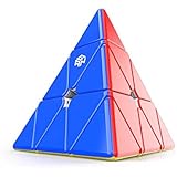 GAN Pyraminx 36 Magnets, Speed Magnetic Pyramid Puzzle Stickerless Triangle Cube (Standard)