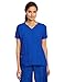 WonderWink Women's Four Way Stretch Y-Neck Top, Royal, Medium