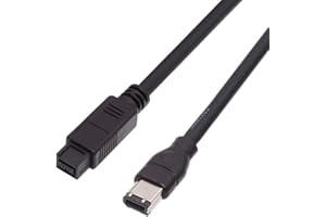 Chenyang FireWire 800 to 400,9Pin Male to 6Pin Female IEEE 1394B Cable
