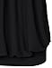 Bebonnie Women Clothing Tops, Womens Ladies Basic Jersey Fashion Peasant Banded Blouse T Shirts Tunic Top XXL Black