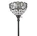 Amora Lighting Tiffany Style Floor Lamp Floral Torchiere Standing 72