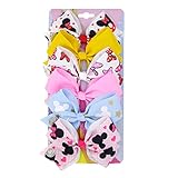 6Pcs Siwa Hair Bows for Girls LAXMTT 5 Inches