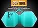 Massage Ball Rollers for Sore Muscle Relief Acupressure Balls for Back, Neck, & Foot Pain. Deep Tissue, Trigger Point Peanut Roller for Plantar Fasciitis, Rehabilitation & Reflexology (Green)