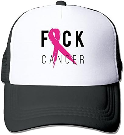 Fuck Cancer Unisex Mesh Truck Hat Snapback Hats Outdoor Sports (5 Colors)