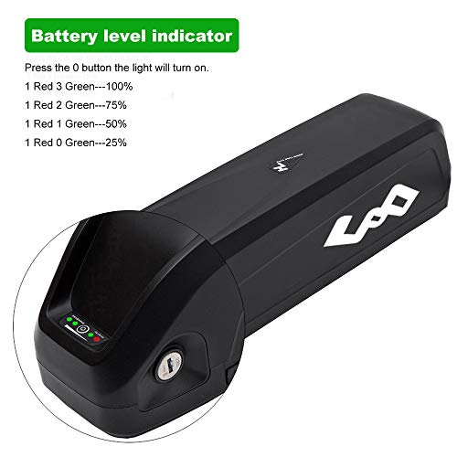 Cowell Ebike Battey, 48V 17.5AH Lithium Electric Bicycles Battery with