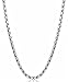 ORAZIO 3MM Stainless Steel Necklace for Men Rolo Cable Chain Link Necklace,24 Inches