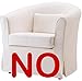 The Dense Cotton Ektorp Chair Cover Replacement is Custom Made for IKEA Ektorp Armchair Cover, A One Seat Sofa Slipcover Replacement (Heavy Cotton Gray)