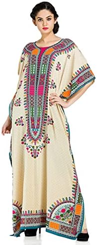Plus Size Kaftan Dress Tunic Long Maxi Kimono Caftan Gown