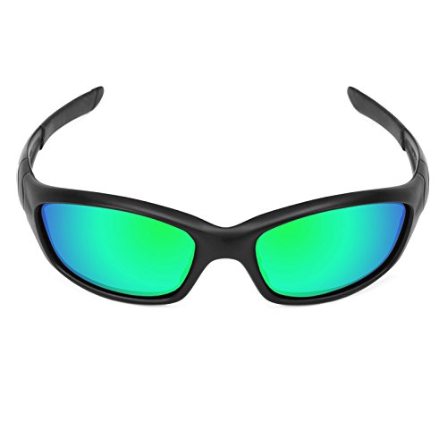 Revant Polarized Replacement Lenses for Oakley Straight Jacket (2007)Emerald Green MirrorShield