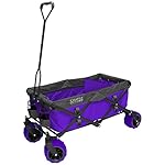 Creative Outdoor 7 cu. ft. Folding Garden Wagon Carts in Purple