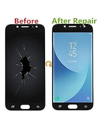XR MARKET - Repuesto de pantalla para Samsung Galaxy J6 Plus, pantalla LCD táctil digitalizador de pantalla para J6+ 2018 J610 6.0'+Herramientas + Protector de pantalla (negro)