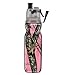 O2COOL ArcticSqueeze Insulated Mist 'N Sip Squeeze Bottle 20 oz, Mossy Oak Break-Up Pink