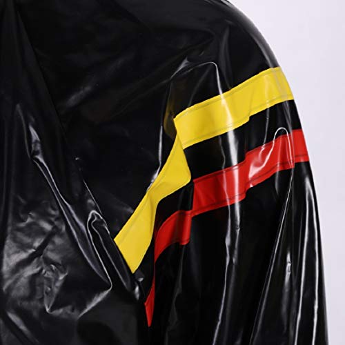 Men's Sauna Suit Exercise Gym Sweat Suit Fitness Weight Loss Anti-Rip Training Thermal Sweat Suit by Lowprofile Black - Thumbnail 5