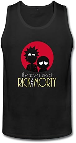 DeMai Mens Cotton Rick And Morty Tanks T Shirt XL
