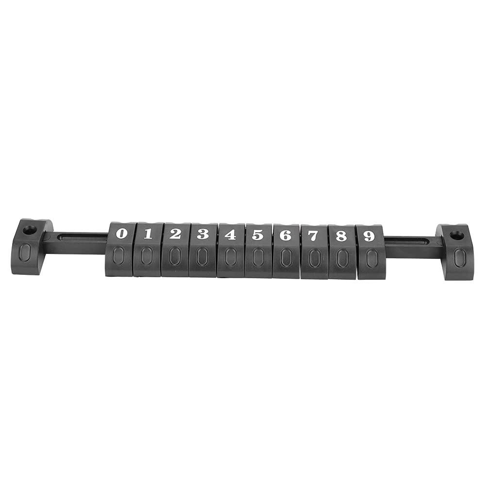 Alomejor 2pcs Table Football Score Counter with 10 Numbers Scoring Indicator for Foosball Tables – Black Match Tracker for Standard Game Tables – Durable Sports Accessory