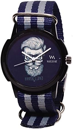 Watch Me Black Brown Leather Multicolor Analog Watches for Mens WMAL-295-BC-BU-GR