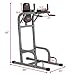 XMark Vertical Knee Raise with Dip Station XM-4437.1