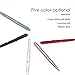 8-Feature Enwjoy Fidget Pen Finger Toys Best Stress Reducer Relieves EDC (8 in 1, Upgraded) Ballpoint Pens (BLACK)