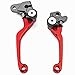 NEVERLAND CNC Pivot Brake Clutch Levers For Honda CR80R/85R 83-07,CRF150R 07-16,CR125R/250R 92-03,CRF450R 02-03,CRF125F 14-16 Red