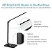 LEDGLE LED Desk Lamp Dimmable LED Table Lamp 7-Level Dimmer, Touch-Sensitive Control Panel, Eye-Caring Office Lamp,Folding Desk Lamps, Reading Lamps, Bedroom Lamps