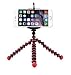Case Star Octopus Style Portable and Adjustable Tripod Stand Holder for iPhone, Cellphone, Camera and Case Star Cellphone Bag-Red and Black