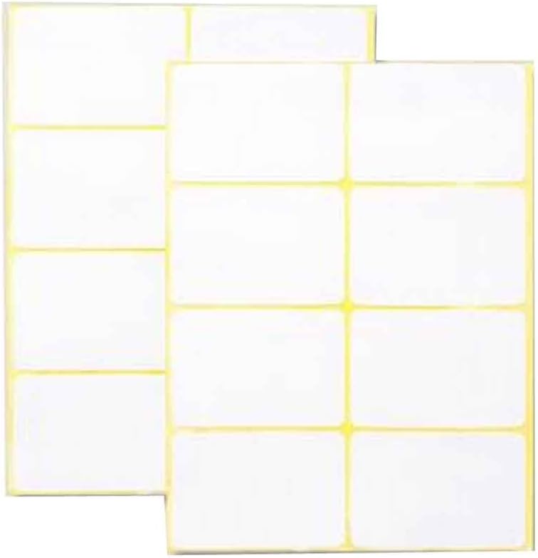 Etiquetas De Envío Autoadhesivas - Media Hoja 8.5x5.5 Pulgadas, 2