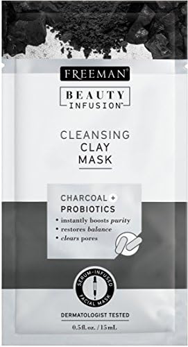 Beauty Infusion Cleansing Charcoal and Probiotics Sachet Clay Mask
