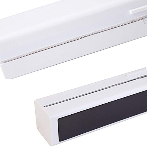 YOMYM Plastic Wrap Cutter Aluminum Foil and Food Film Dispenser with Magnetic Food Hanging Film Slicer - Fixed in The Refrigerator - Thumbnail 4