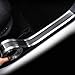 Door Entry Guards Scratch Cover Protector Paint Threshold Guard,Carbon Fiber Silver Edge car Bumper Door Guard/Rear Bumper Guard Scratch Scratch Protection Strip 100% Waterproof(width5CM long2.5M)…
