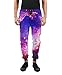 Uideazone Fashion juniors 3D Printed Star Galaxy Sports Joggers Pants Sweatpants,Small