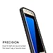 TOTU Impact Resist Rugged Slim Dual Layer Protective Case for Samsung Galaxy S7 - Black