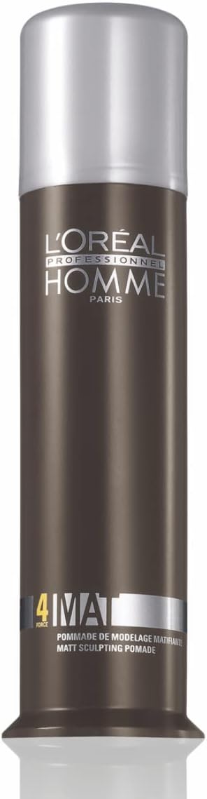 L'Oreal Professionnel Homme Mat Sculpting Clay 80ml Matte Hold Styling