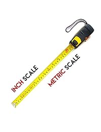 Astorn Cinta métrica para contractores y bricolaje   Cinta métrica métrica para medición de contractores y bricolaje   Cinta métrica para construcción   Cinta métrica resistente con regla suave de nailon deslizante con revestimiento