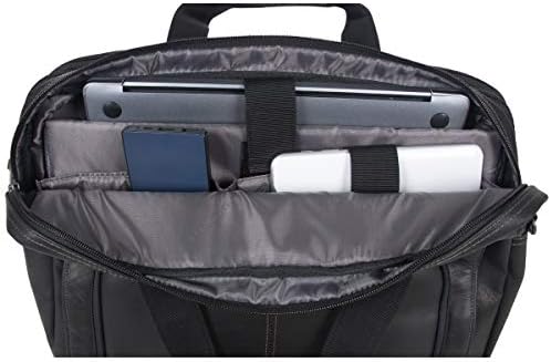 Kenneth Cole Reaction Reaction Manhattan Colombian Leather Expandable RFID 15.6" Laptop Business Briefcase Bag, Black 7 Kenneth Cole Reaction Reaction Manhattan Colombian Leather Expandable RFID 15.6" Laptop Business Briefcase Bag, Black