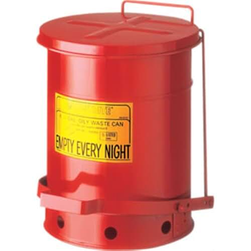oily rag container