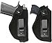 Jwxstore Gun Concealed Carry IWB Holster, Inside The Waistband Holster, Fits All Firearms S&W M&P Shield 9/40 1911 Ruger LC9 Taurus PT111 G2 Sig Sauer Glock 17 19, Right-Handed, 2 Piece