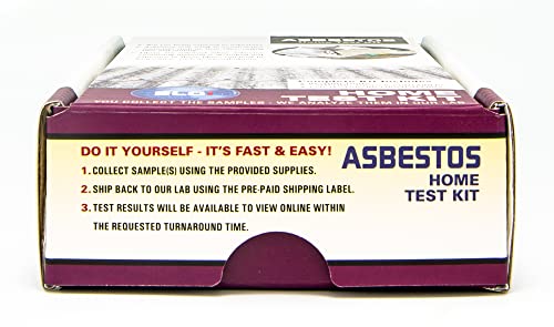 Asbestos Test Kit 1 PK (5 Bus. Days) Return Ground Shipping Included