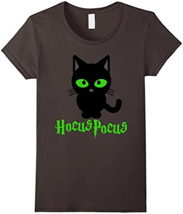 Womens Halloween Black Cat T Shirt Medium Asphalt