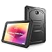 Fintie Shockproof Case for Samsung Galaxy Tab A 8.0 2018 Model SM-T387 Verizon/Sprint/T-Mobile/AT&T, Rugged Unibody Hybrid Full Protective Bumper Cover with Built-in Screen Protector, Black