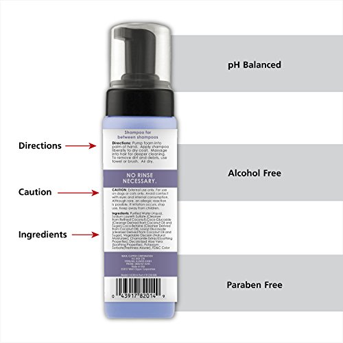 Wahl Pet Friendly No-Rinse Waterless Shampoo, Lavender #820014