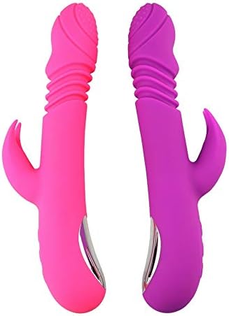 GUOWENBIN Excellent Comfort Double Vibration Inside And Outside, 10-frequency Telescopic Rotation, USB Charging, 42 ° Constant Temperature Heating Silicone Female Personal Waterproof Massage Mǎsturbat
