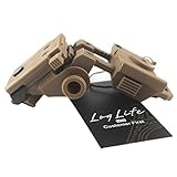 Loglife Tactical Helmet Parts L4G24 L4G19 NVG Mount 100% Plastic for Night Vision Cosplay PVS15 PVS18 GPNVG18 No Function Black DE