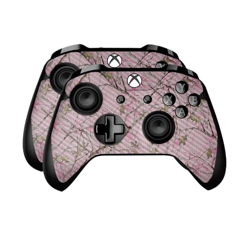 Carbon Fiber Skin Compatible with Microsoft Xbox One Controller (2 Pack) - Conc…