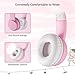 iClever Kids Headphones with Microphone for School -Shareport HS15 Stereo 3.5mm Jack Wired Headset with Volume Limiter 94dB, Foldable Headphones for Children/Teens/Boys/Girls/Airplane/iPad/Tablet