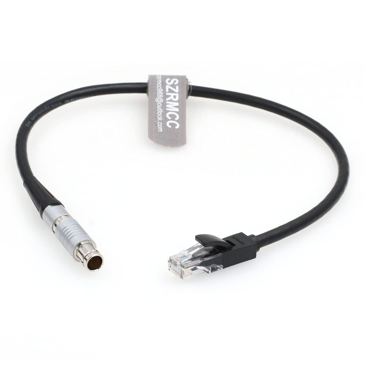 SZRMCC Fischer 8-Pin Male to RJ45 Ethernet Cable for Phantom VEO Series 4k High-Speed Camera (3m)