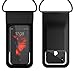 【2018 Updated 】Universal Waterproof Case, IPX8 Waterproof Phone Pouch Underwater New Type TPU Dry Bag for iPhone X, 8, 8 Plus, 7, 7plus, 6, 6s, 6s plus, Samsung Galaxy S9/S9 Plus/s8/s7 Google (Black)